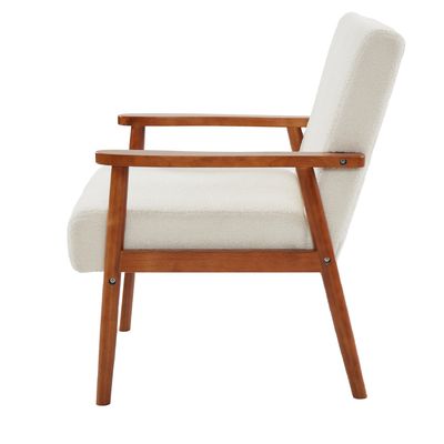Buiten Sofa Stoel van massief hout Houten stoel voor woonkamer en hotel Postverpakking N Moderne ontwerp zachte stoel
