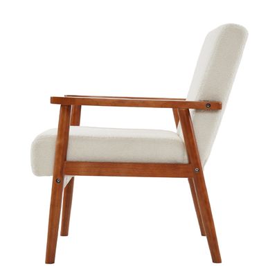 Buiten Sofa Stoel van massief hout Houten stoel voor woonkamer en hotel Postverpakking N Moderne ontwerp zachte stoel