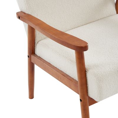 Buiten Sofa Stoel van massief hout Houten stoel voor woonkamer en hotel Postverpakking N Moderne ontwerp zachte stoel