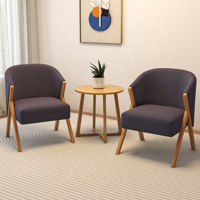 Comfortabele moderne luxe fluweel zachte bank woonkamer lounge massief hout luie gepoleerde witte stoel voor het eten stoel