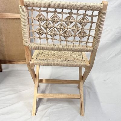 Classic Woven Rope Cord Nordic Lounge Chair met op maat gemaakte ontwerpen