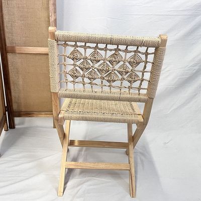 Classic Woven Rope Cord Nordic Lounge Chair met op maat gemaakte ontwerpen