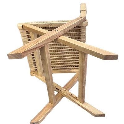 Classic Woven Rope Cord Nordic Lounge Chair met op maat gemaakte ontwerpen