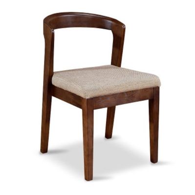 Moderne Nordic Design Solid Wood PU Leer Eetkamer Stoel met Nitrolacquer Afwerking en Postverpakking