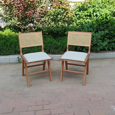 Eetstoel voor cafés en restaurants 2023 Solid Wood PU Leather Nordic Style Modern Design