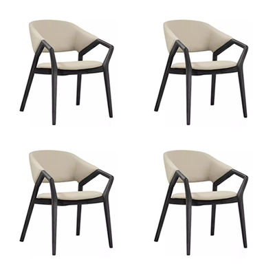 Geen opvouwbare stoel van massief ashout voor moderne luxueuze houten ruststoel in hotelkamer