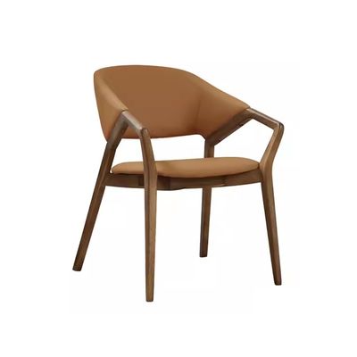 Geen opvouwbare stoel van massief ashout voor moderne luxueuze houten ruststoel in hotelkamer