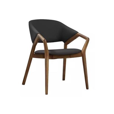 Geen opvouwbare stoel van massief ashout voor moderne luxueuze houten ruststoel in hotelkamer