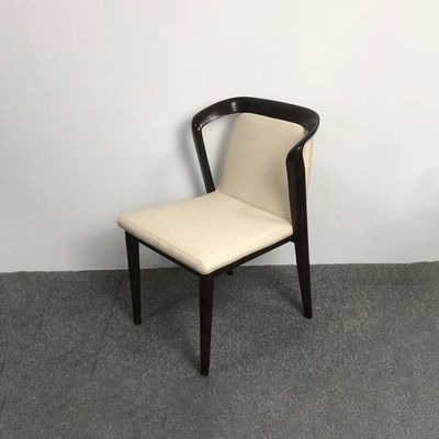 Restaurant Eetstoel Solid Ash Houten Frame Houten Polster fauteuils voor moderne luxe