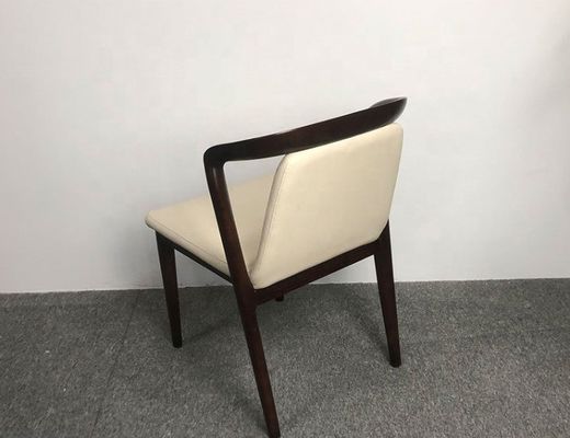 Restaurant Eetstoel Solid Ash Houten Frame Houten Polster fauteuils voor moderne luxe