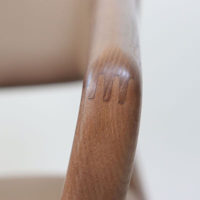 Postverpakking Solid hout PU leer eetkamer stoel voor cafés en restaurants in Nordic stijl