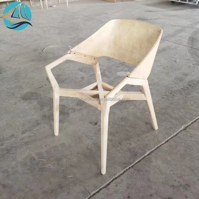 Postverpakking Solid hout PU leer eetkamer stoel voor cafés en restaurants in Nordic stijl