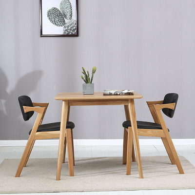 Natuurkleurige Noorse stoel Moderne stoel van massief hout