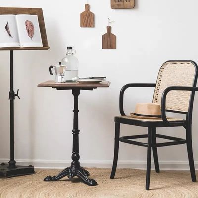Commerciële meubels Stoel voor eetkamer van massief hout voor restaurant Keuken Barmeubels