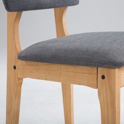 Moderne eetkamermeubilair Massieve houten stoelen met nitrolacquer afwerking Voor restaurantmeubilair