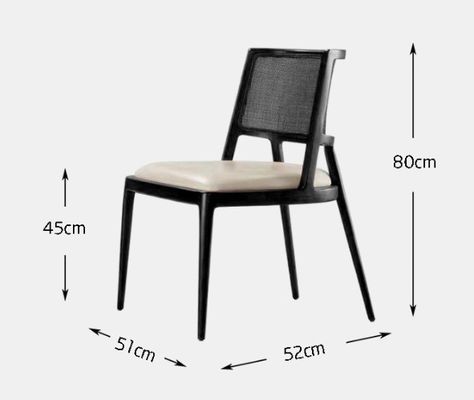 Moderne houten eetkamermeubilair voor hotels Luxe Moderne rattan restaurant stoelen