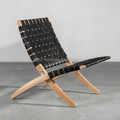 Woonkamermeubilair op maat Moderne opvouwbare houten stoel stoel met nitrolacquer afwerking