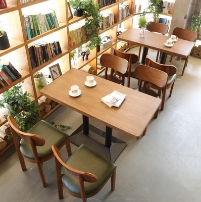 Hotel Restaurant Armloze Nordic Houten Eetkamer Stoel met Rubber Houten Frame