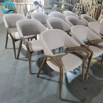Moderne eetkamermeubilair W58*D61*H80CM Nordic Chair Solid Wooden Chairs For Restaurant