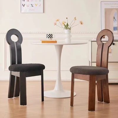 Hotel Restaurant Meubelen Comfortabele Eetstoel van massief hout met stofkussing W40*D47*H90CM