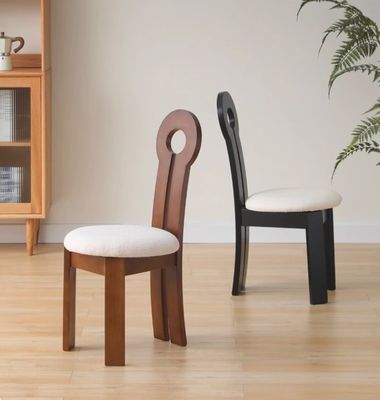 Hotel Restaurant Meubelen Comfortabele Eetstoel van massief hout met stofkussing W40*D47*H90CM