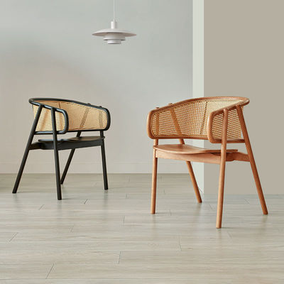NO Gevouwen massief hout Nordic houten eetstoelen voor hotel-restaurantmeubilair