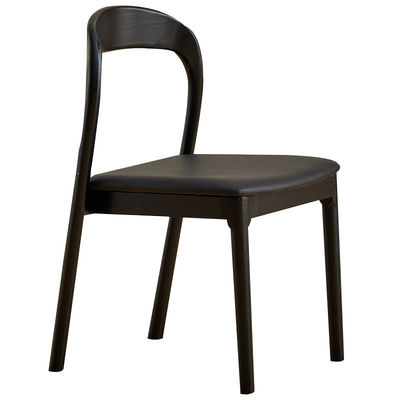 NO Opvouwbare Nordic Solid Wood Eating Chair voor een moderne restaurantbeleving