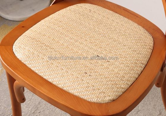 Moderne ontwerp stijl Solid Wood X Cross Back Stoel voor Celebrity Wedding in Western Restaurant