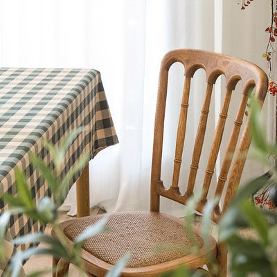 OEM-service geaccepteerd Moderne rattan stoel van massief hout voor restaurant in Nordic stijl