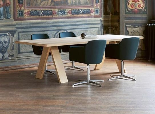 Groothandel eenvoudige houten eettafel voor restaurant thuis aangepast multi-size rechthoekige tafels