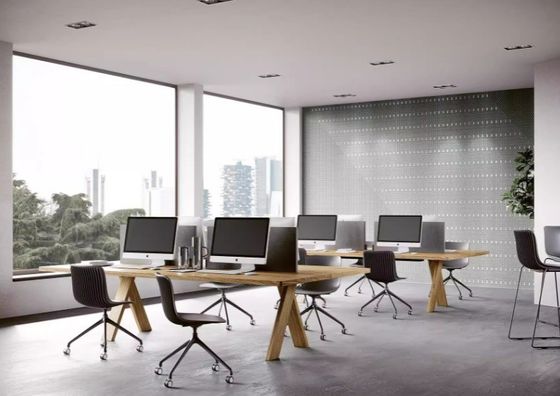 Groothandel eenvoudige houten eettafel voor restaurant thuis aangepast multi-size rechthoekige tafels