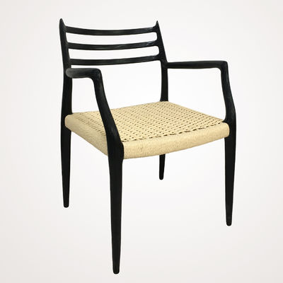 Ontwerper Woonkamer Meubelen Eetkamer Stoel Moderne Kersen Hout Woven Paper Cord Solid Hout Stoel