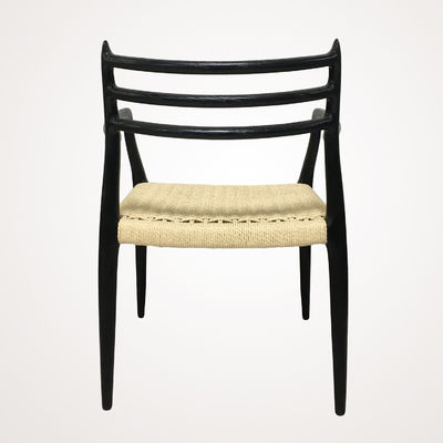Ontwerper Woonkamer Meubelen Eetkamer Stoel Moderne Kersen Hout Woven Paper Cord Solid Hout Stoel