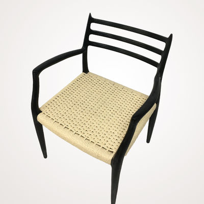 Ontwerper Woonkamer Meubelen Eetkamer Stoel Moderne Kersen Hout Woven Paper Cord Solid Hout Stoel