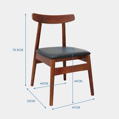 Hotel Restaurant Eetstoelen van massief hout met gepoleerde stoel en aanpasbare opties