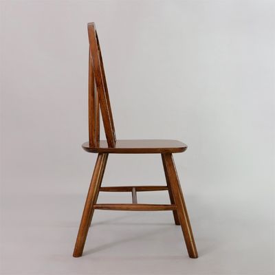 Moderne natuurlijke kleur Noordse houten meubels gepoleerde massieve houten eetstoelen voor hotel restaurant Hot item