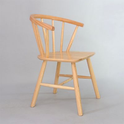 Postverpakking Houten rubberen frame Nordic Solid Wood Eetstoelen voor hotel- en restaurantmeubelen