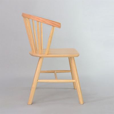 Postverpakking Houten rubberen frame Nordic Solid Wood Eetstoelen voor hotel- en restaurantmeubelen