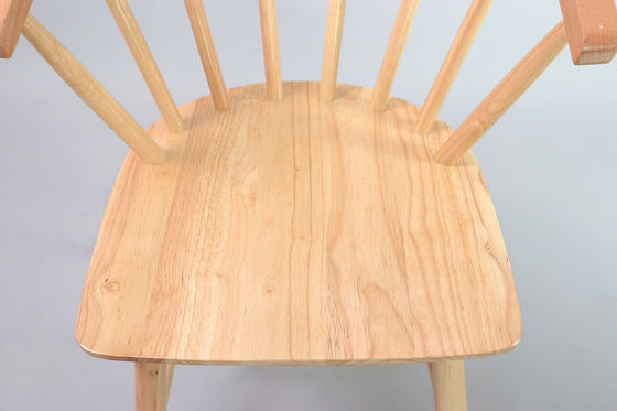 Postverpakking Houten rubberen frame Nordic Solid Wood Eetstoelen voor hotel- en restaurantmeubelen