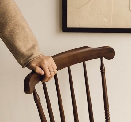 Geen opvouwbare Y-mail verpakking massieve houten eetstoel Luxe noordelijke stijl perfect voor de eetkamer