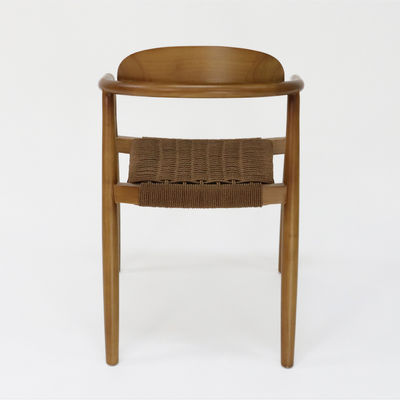 W55*D54*H76CM Moderne design Huismeubelen Handgeweven koord Solid Wood Eetstoel