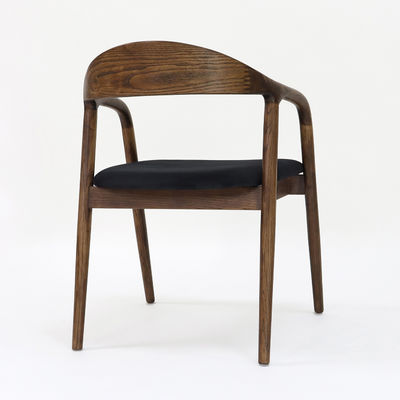 Moderne restaurantmeubilair Ruimte stoel van massief hout met opvouwbare functie en stoffenbedekking W56*D55.5*H73.5CM