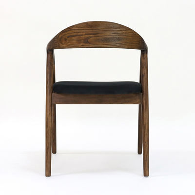 Moderne restaurantmeubilair Ruimte stoel van massief hout met opvouwbare functie en stoffenbedekking W56*D55.5*H73.5CM