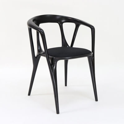 2024 Vintage Nitrolacquer Afwerking Houten Kunstmatige Meubelen Op maat Stoffen Stoelen Eetstoel voor Restaurant