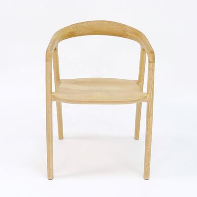 Moderne restaurant in Noorse stijl Houten fauteuil Design Solid Ash Houten eetstoelen met huismeubilair en postverpakking