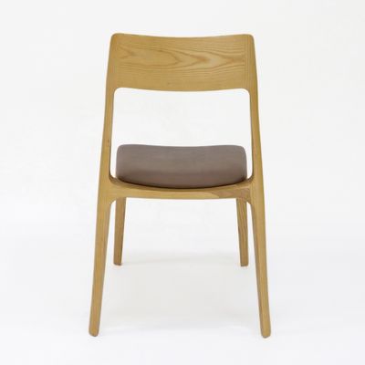 Moderne Nordic Eetkamer Massivhouten raam Lederen Eetkamer Stapelbare stoel Tijdloos en klassiek ontwerp