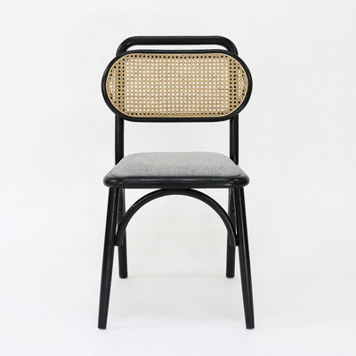 Vintage houten artistieke gepersonaliseerde eetstoel voor restaurant geen opgevouwen en rotan bekleding