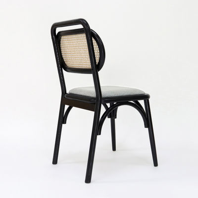 Vintage houten artistieke gepersonaliseerde eetstoel voor restaurant geen opgevouwen en rotan bekleding