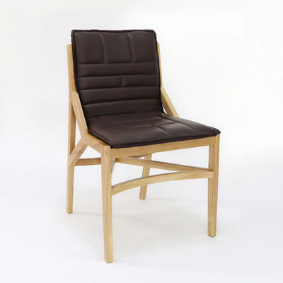 Vakantiefaciliteiten Eetstoel van massief hout voor restaurant Moderne eenvoud Huishoudelijk meubilair W54*D57*H88.5CM