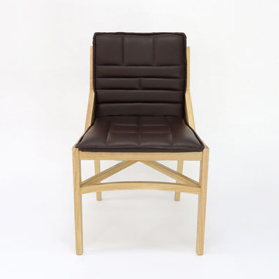 Vakantiefaciliteiten Eetstoel van massief hout voor restaurant Moderne eenvoud Huishoudelijk meubilair W54*D57*H88.5CM